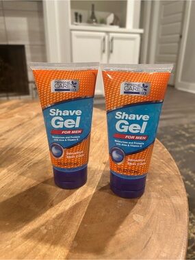 Personal Care Shave Gel for Men - 6 fl oz- Lot of 2